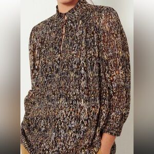 ba&sh Abstract Patterned Women's Blouse